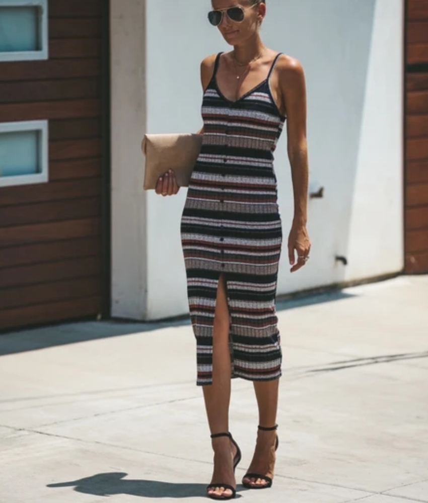 Striped Must Have Vici Dolls dress